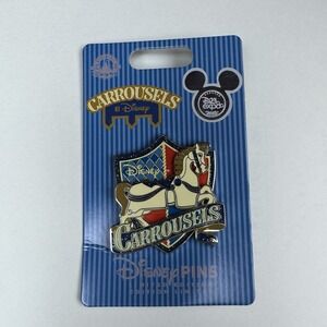 Disney D23 Expo 2022 LE750 Pin Carrousels Horses Pin Carousel new #2